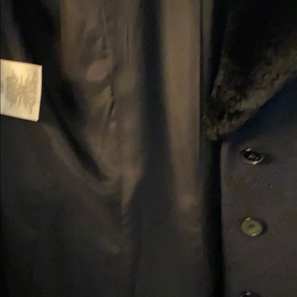 Anne Klein Fur Shawl Collar Maxi Coat - Picture 9 of 13